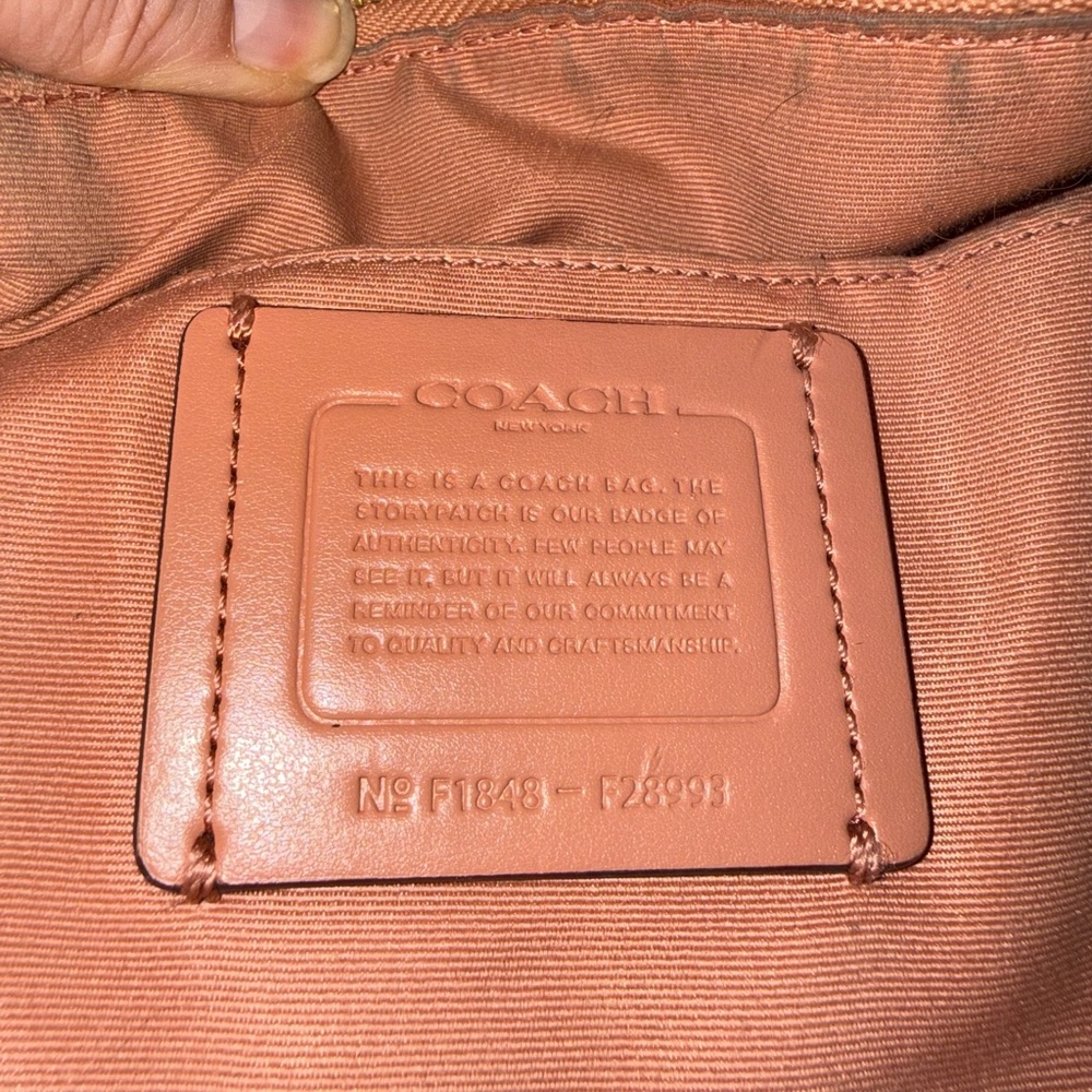 Coach Blush Leather Shoulder Bag - Picture 11 of 14